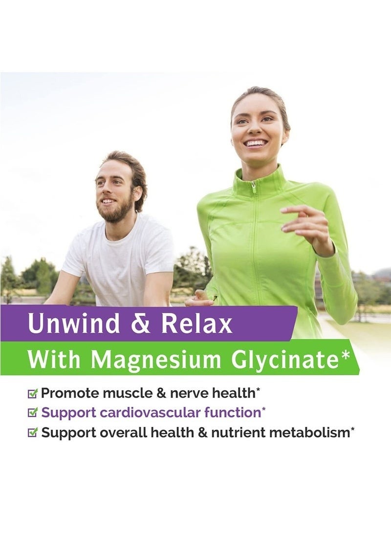 مغنيسيوم جلايسينات كبسولات مغنيسيوم عالية الامتصاص 120 كبسولة - Image 4